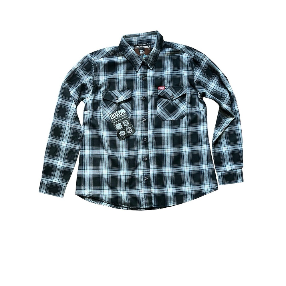 Dixxon Flannel "The Kramer" Men's  Seinfeld Plaid Button Shirt, Size XL